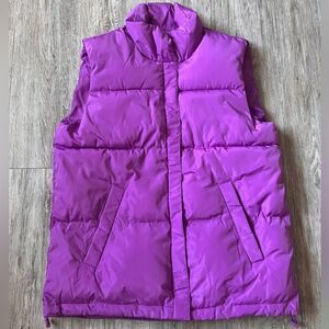 Women's Winter Warm Thick Padded Sleeveless Wind Resistant Long Puffer Vest